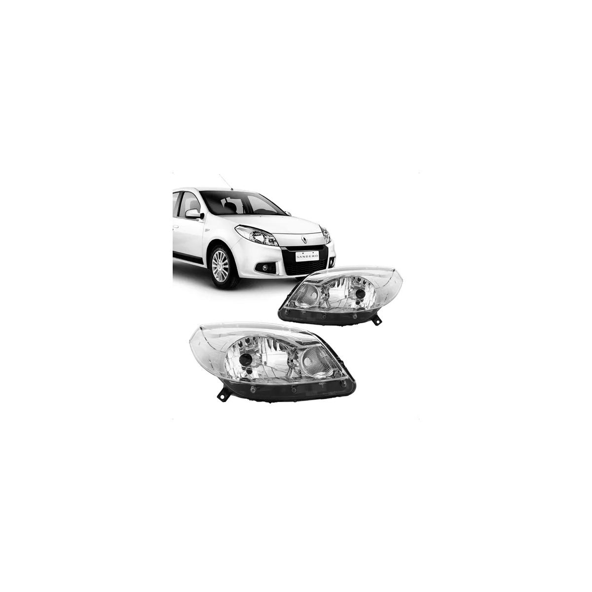 SANDERO 12/14 FAROL MANUAL CROM LD SANDERO 2012 A 2014 (RF25574)