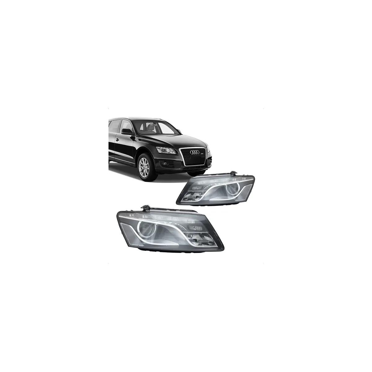 Q5 09/12 FAROL ELET C/PROJ C/LED ENTR XEN S/LOG LE Q5 2009 A 2012 (RF24685)