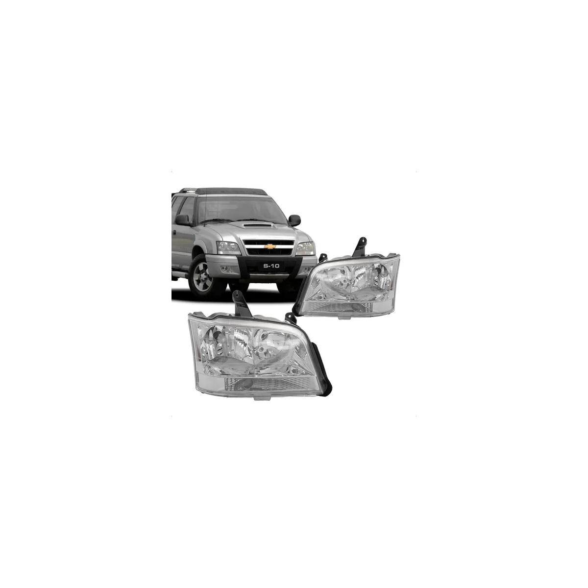 S10 01/11 FAROL CRISTAL LD S10 2001 A 2011 (RF22590)