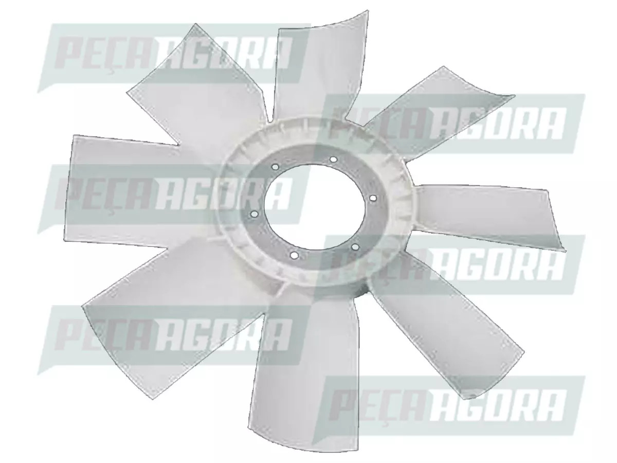 HELICE MOTOR 8 PAS PLASTICO VW 16170 16300 24250 34300 35300 LEITO A PA VOLKSWAG