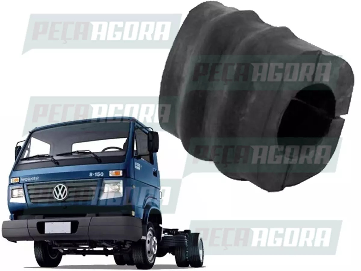 PAR 2 BUCHA BARRA ESTABILIZADORA DIANTEIRA VW 8150 8120 OD 5140 680 690 8100 (2R
