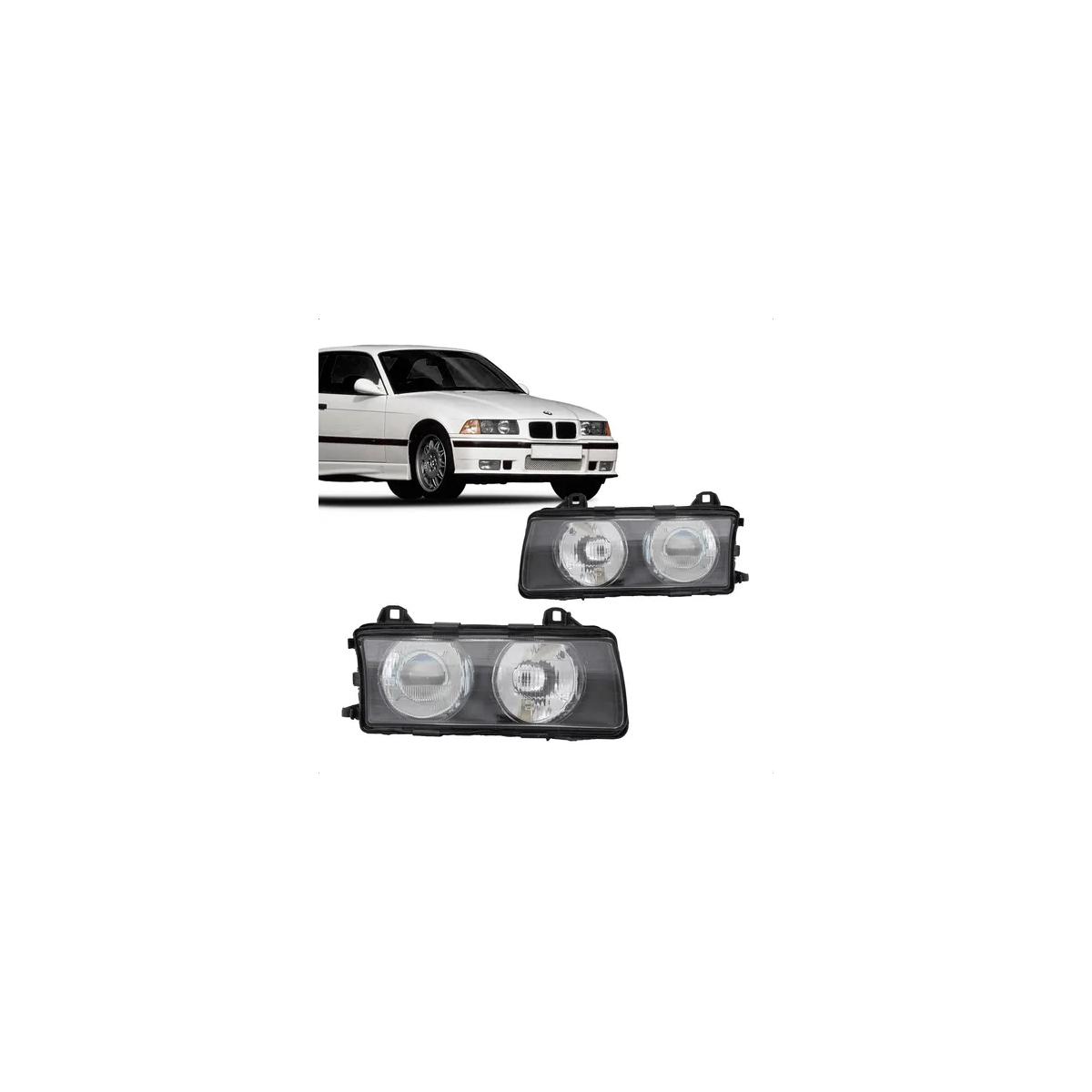 BMW S3 91/98 FAROL S/MAMICA C/AUX(MODELO ZKW) LD S3 1991 A 1998 (RF19664)
