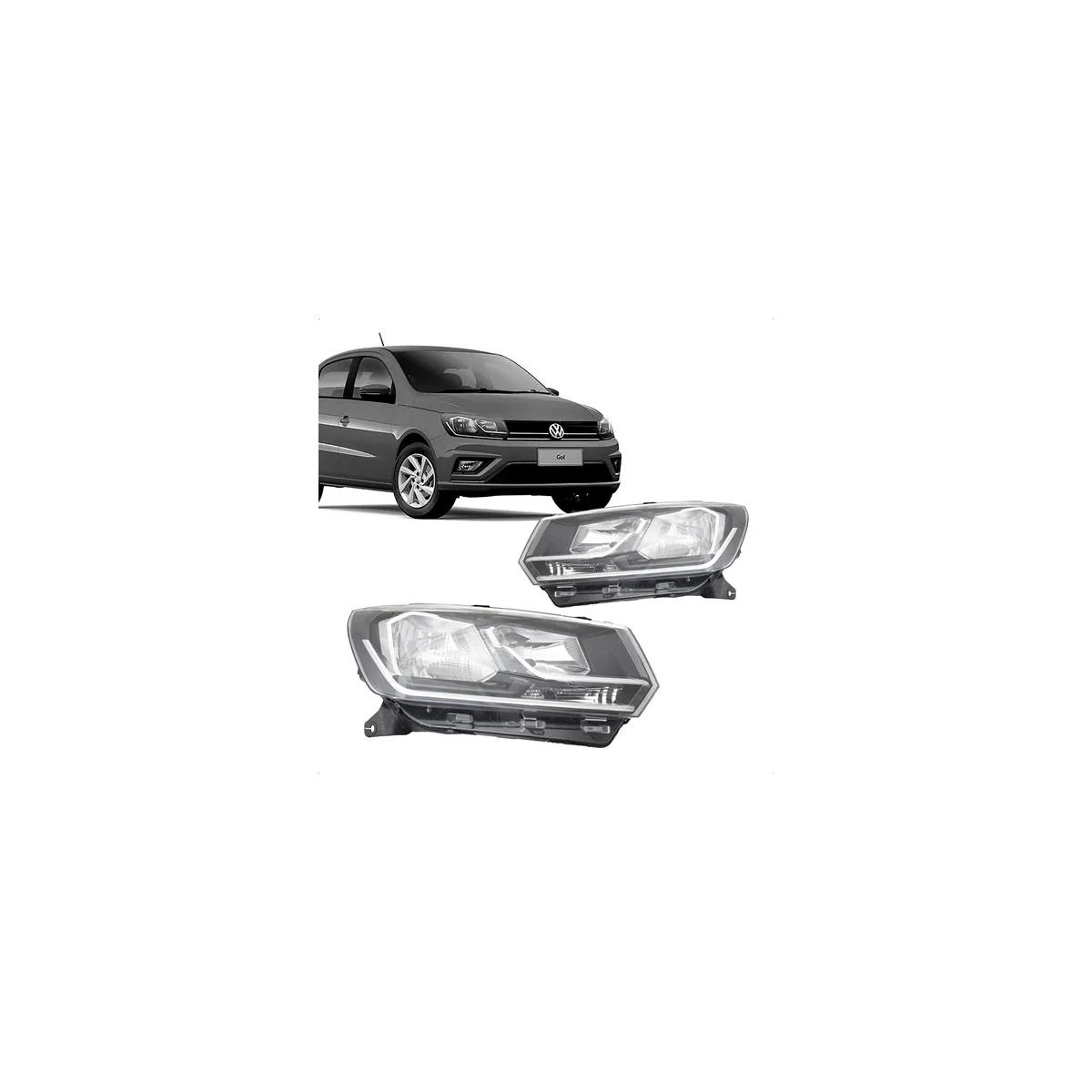 GOL 18/23 SAV/VOY GVIII FAROL DUPLO FRISO CROM LE GOL 2018 A 2023 (RF29499)