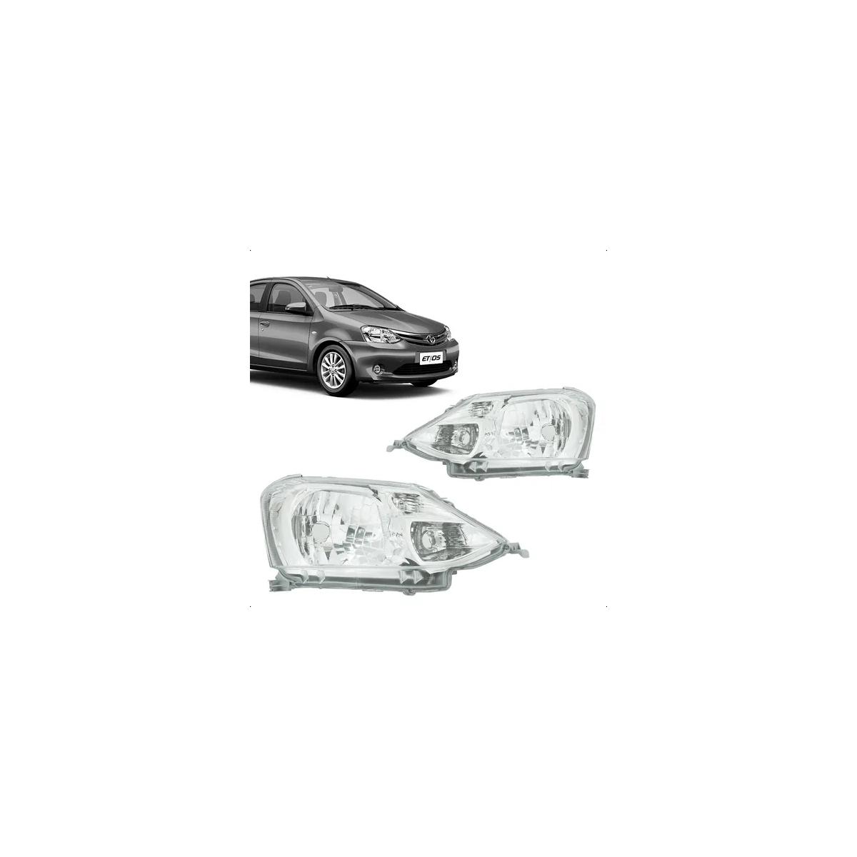 ETIOS 12/16 FAROL CROM CARC CZA LE ETIOS 2012 A 2016 (RF22605)
