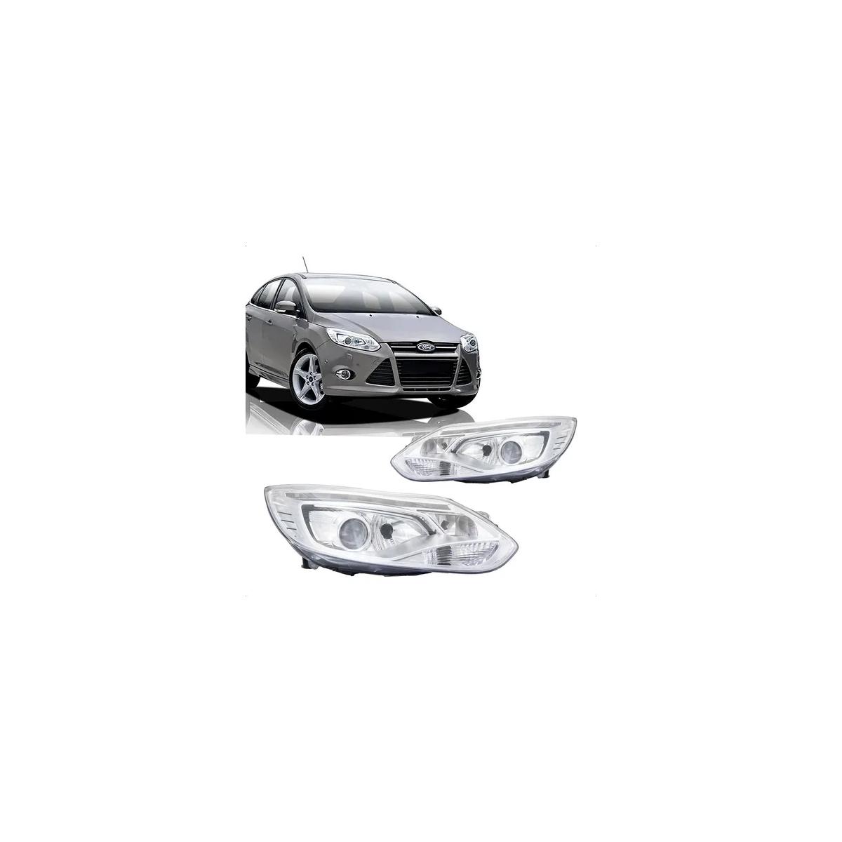 FOCUS 14/15 FAROL ELET CROM C/MOTOR C/LED C/PRO LD FOCUS 2014.2015 (RF26478)