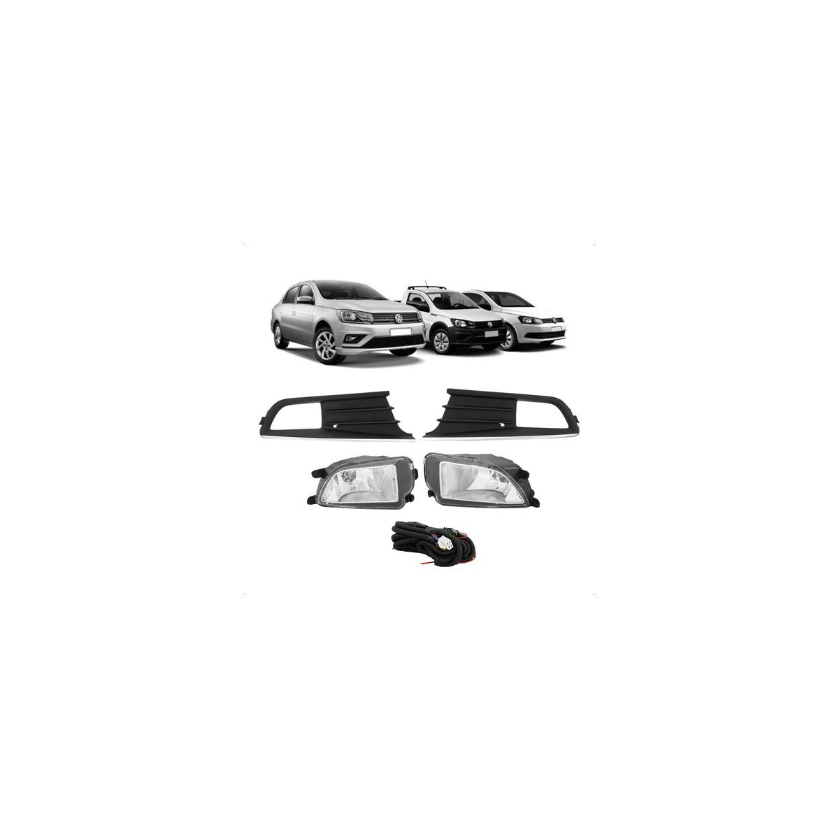GOL 13/16 GVI KIT FAROL AUX GRADE C/FRISO CROM GOL GVI G6 014 A 2016 (RF25874)