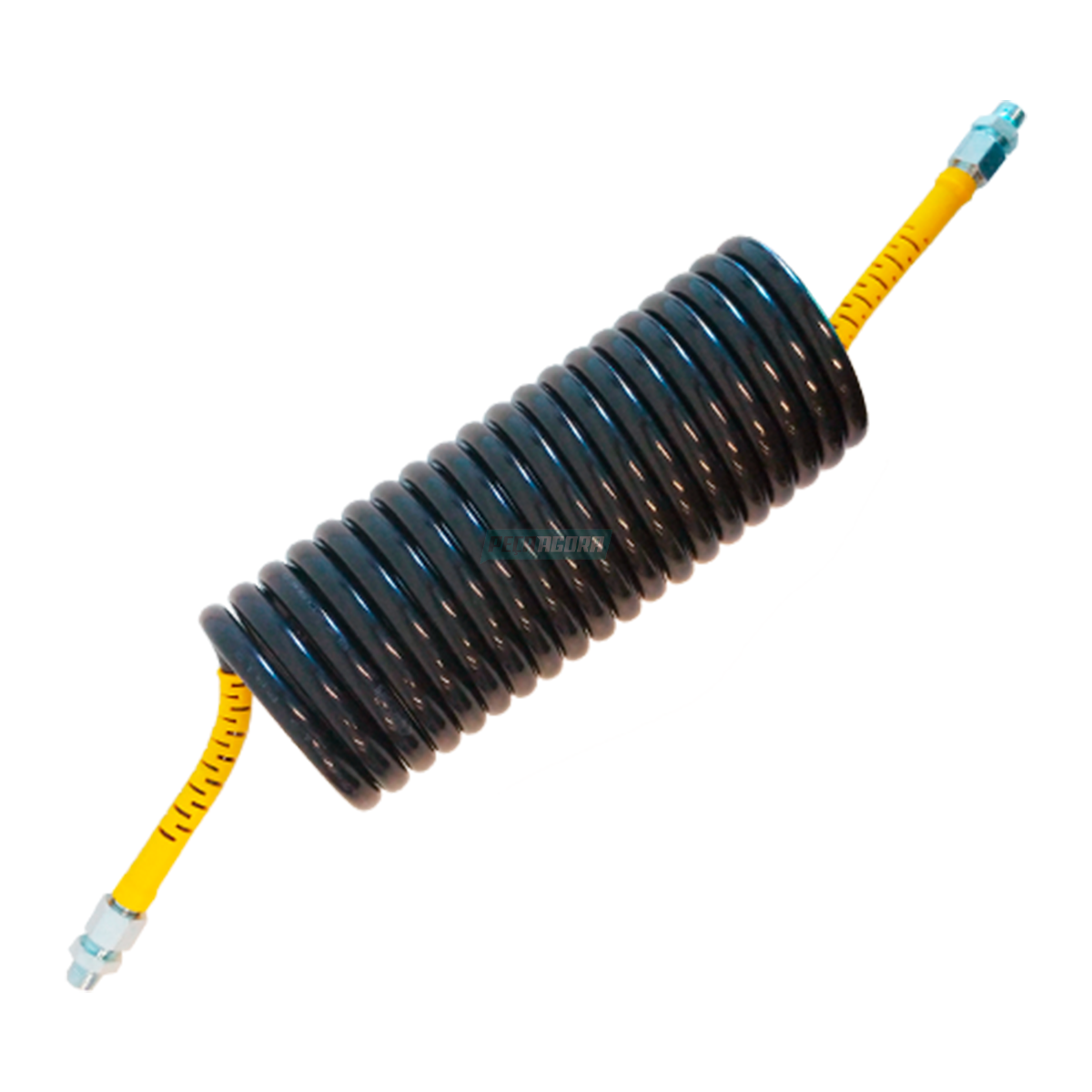 MANGUEIRA ESPIRAL DE AR 6,5M VERMELHA ROSCA M16X1,5 ADAPTADOR (BZ0864)