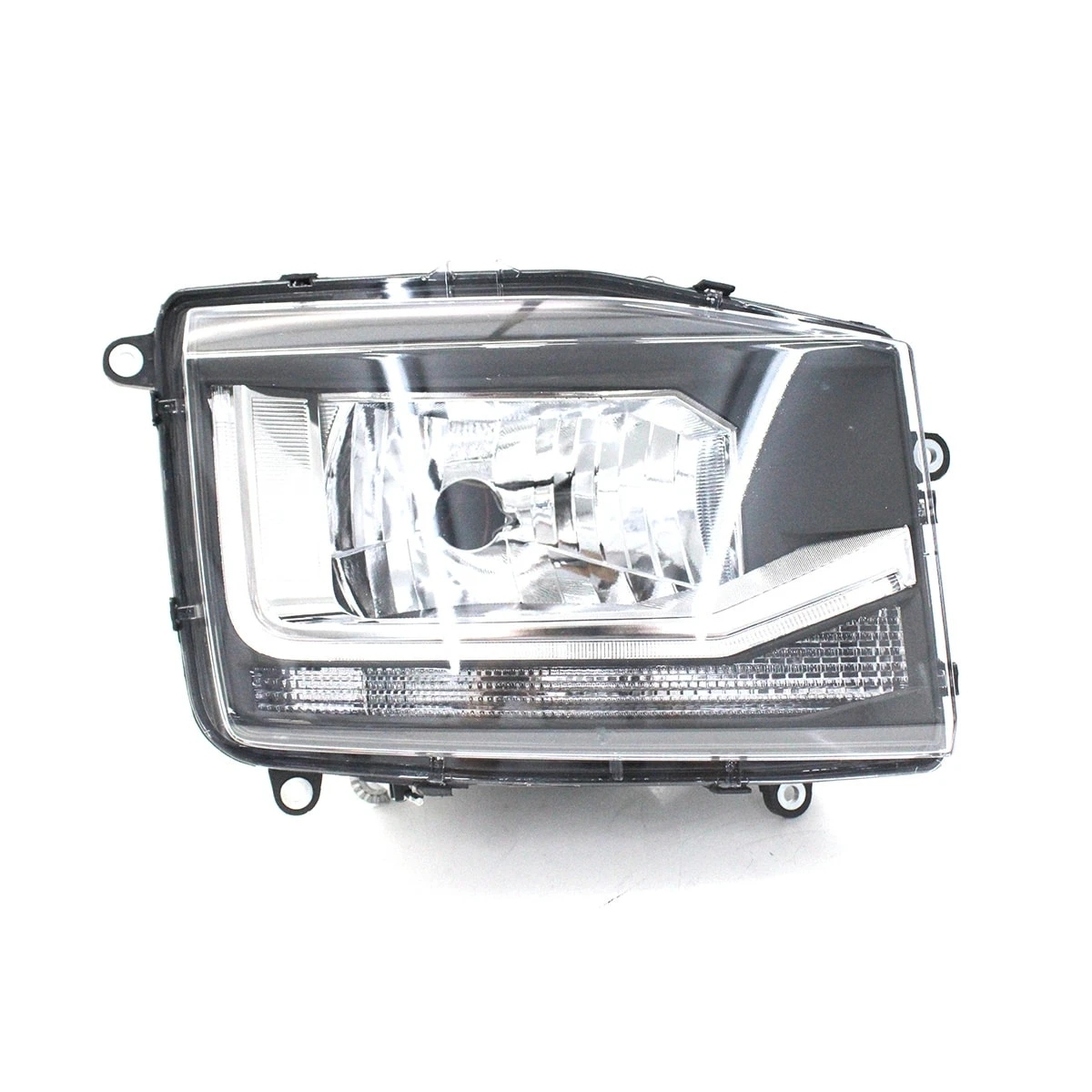 FAROL PRINCIPAL LD VW NOVO DELIVERY (SEM LAMPADA) (USA LAMPADA H4 E PY21W) (DRL 