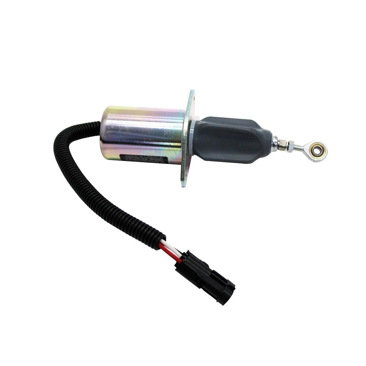 VALVULA SOLENOIDE 24V VW PARADA MOTOR CUMMINS (PLUG RETANGULAR) (3 FIOS) (DNI803