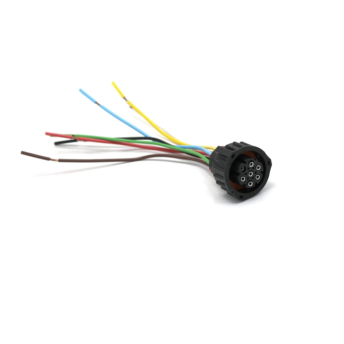 CONECTOR 7 VIAS PARA CHICOTE FAROL DUPLO RETANGULAR LD/LE MB AXOR (2005 A 2016) 