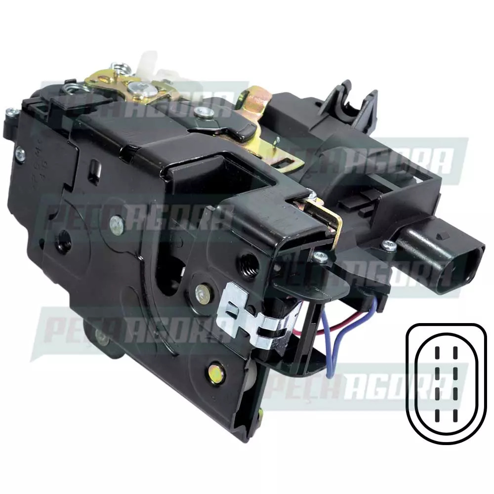 FECHADURA ELETRICA PORTA GOLF 4 SAPAO LD DIREITA DIANTEIRA (6X1837014G-283)