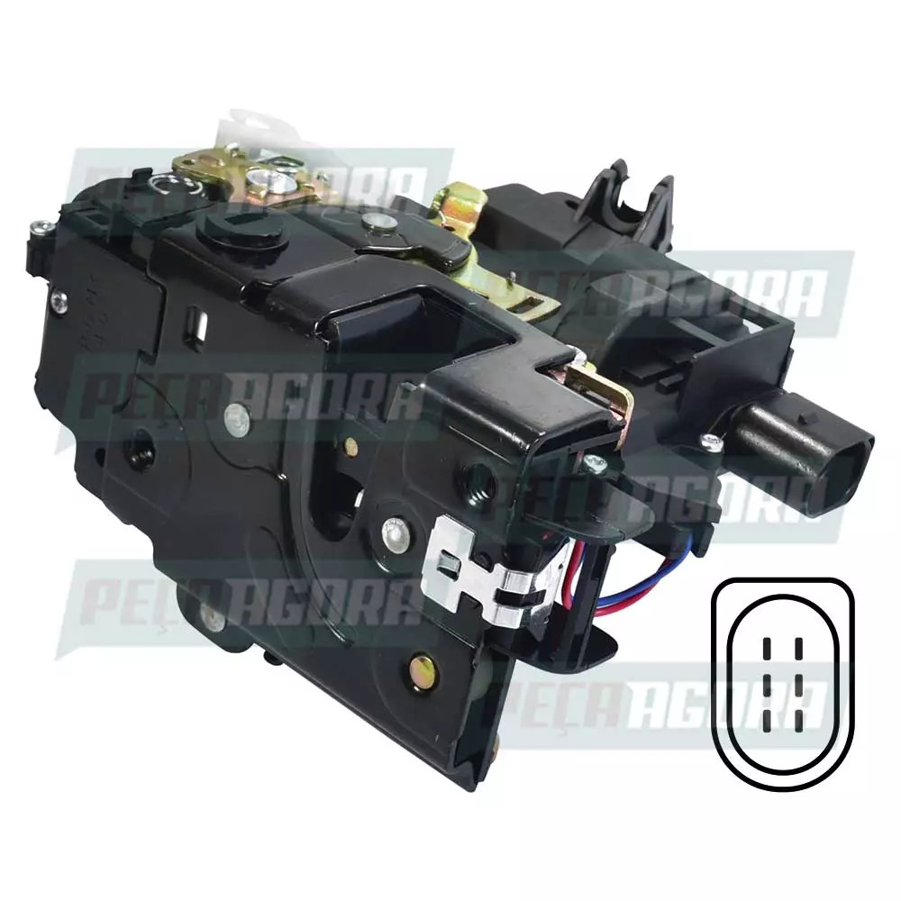 FECHADURA ELETRICA PORTA TRAS GOLF 4 SAPAO LE ESQUERDA (3B4839015AJ-285)