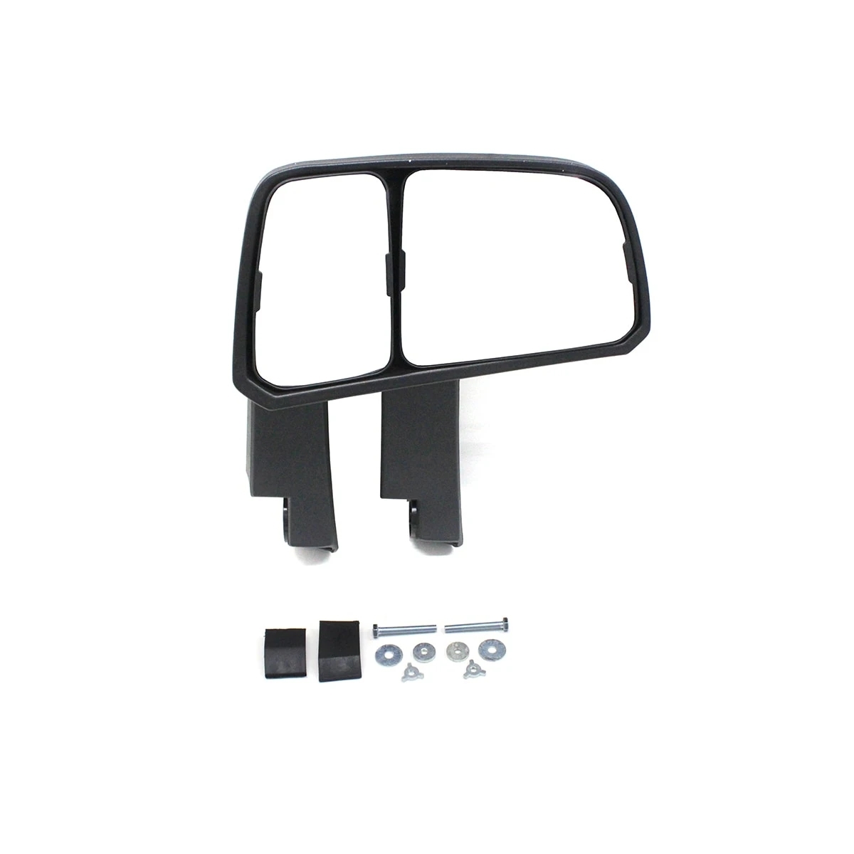 CONJUNTO ESPELHO RETROVISOR LE CONVEXO BIFOCAL SUPERIOR/INFERIOR VW NOVO DELIVER