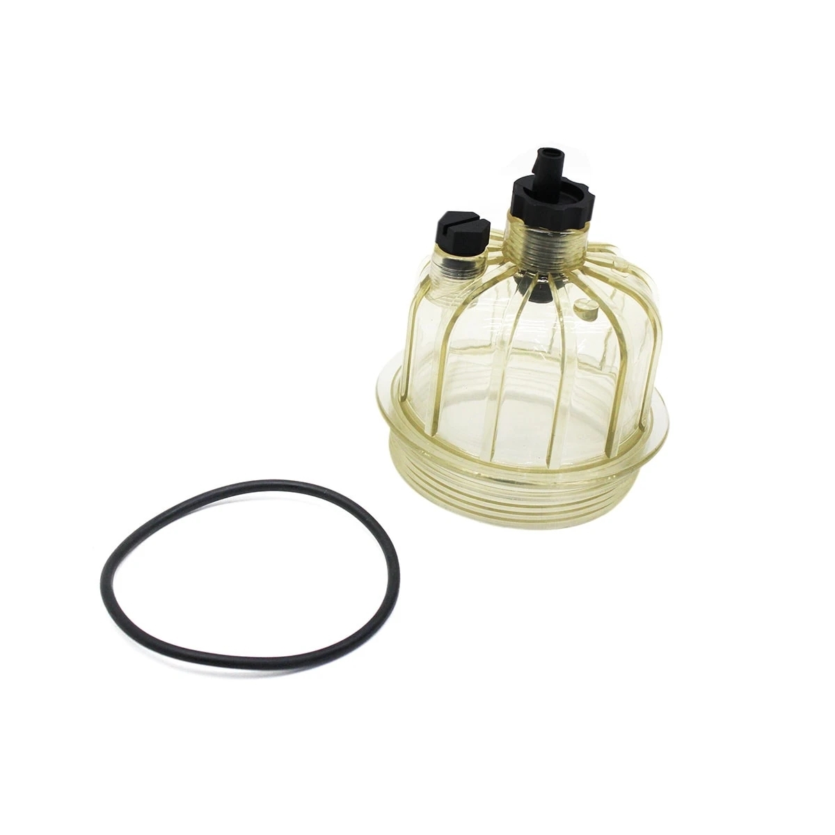 COPO PARA FILTRO RACOR PF420 FORD/MB (COM FURO PARA SENSOR | ROSCA EXTERNA) (MSA