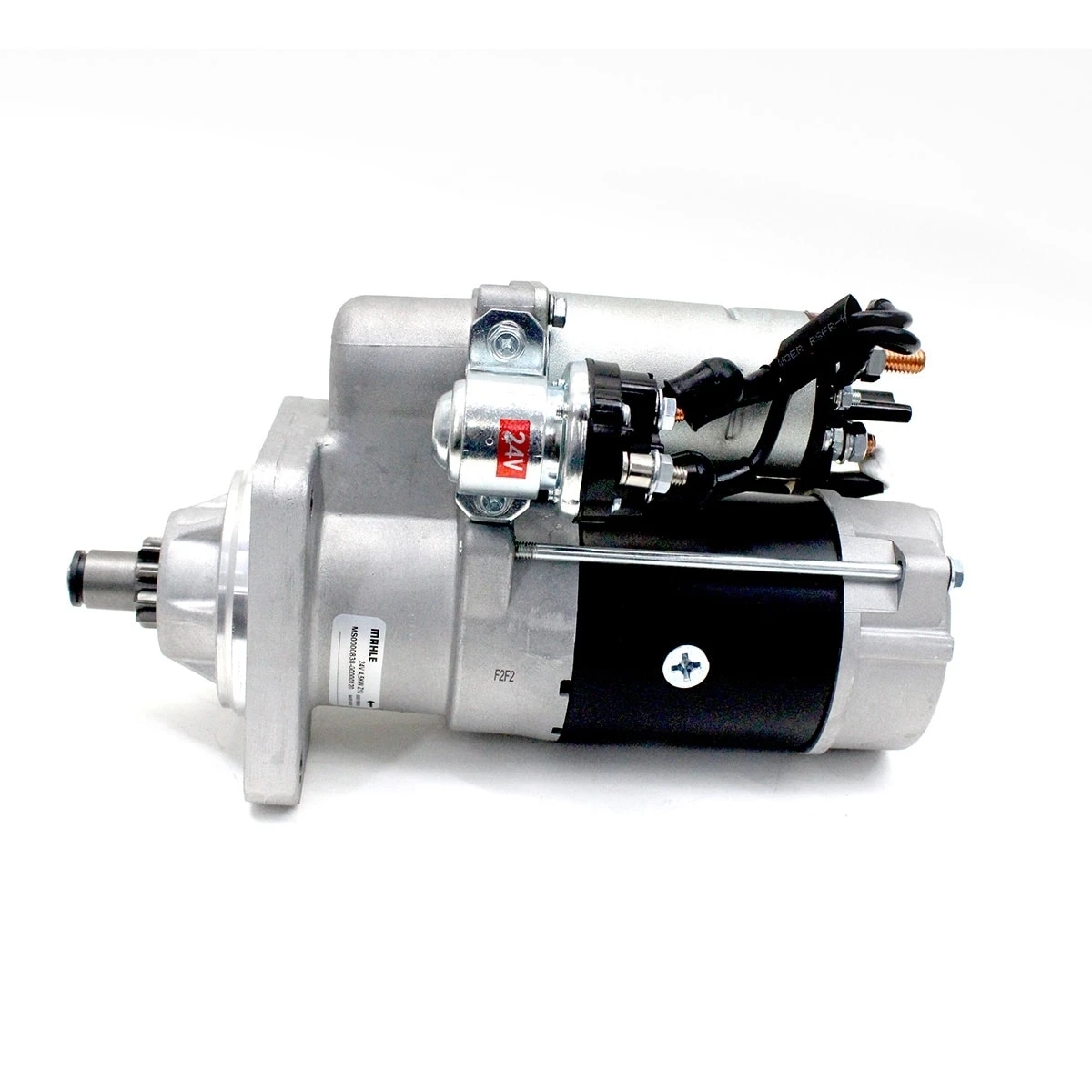 MOTOR PARTIDA 24V 4,5KW VW (PINHAO/BENDIX 10 DENTES 32MM) (MONTADO SEM MANCAL/FO