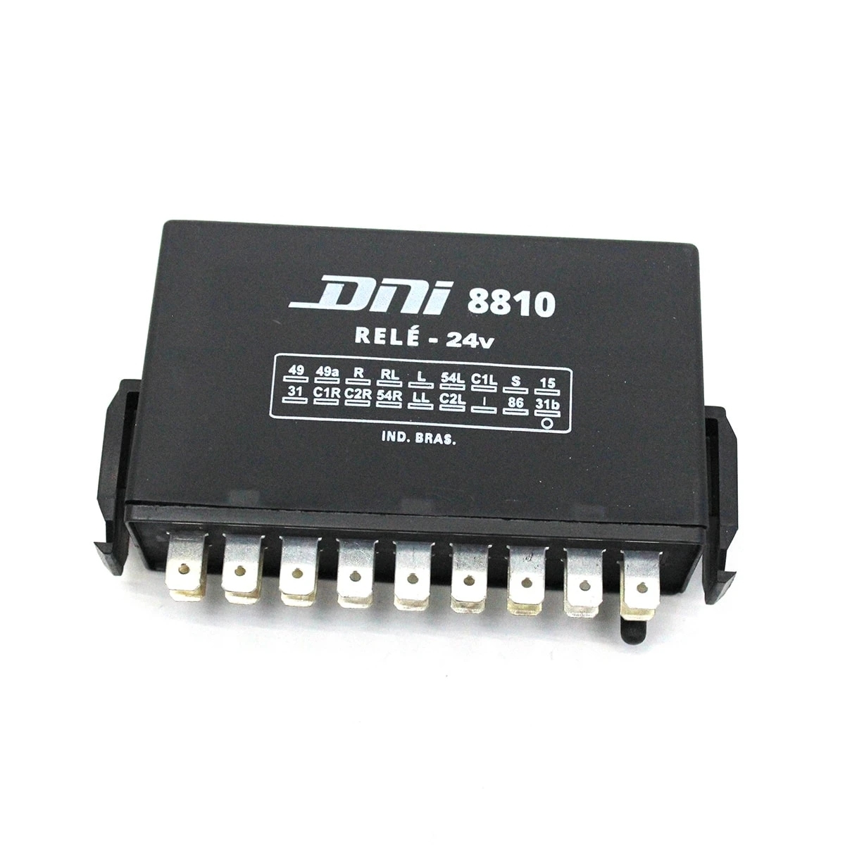 RELE PISCA ALERTA 24V E COMANDO/PLACA LIMPADOR PARABRISA MB (18 TERMINAIS (COM S