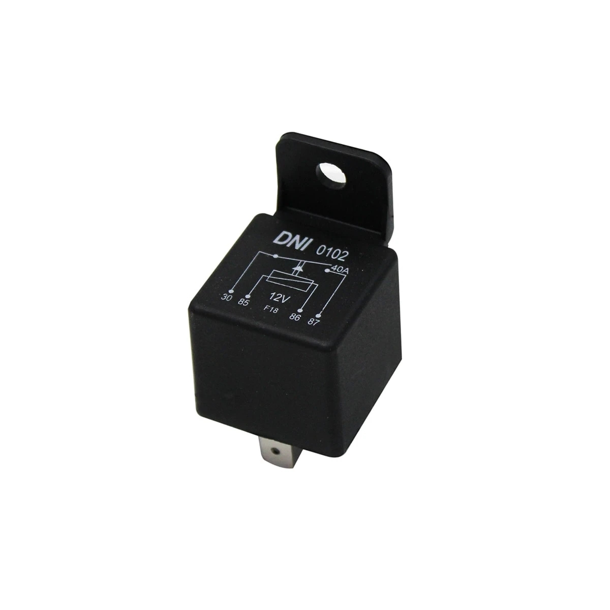 RELE AUXILIAR 12V 40A PARTIDA A FRIO E TEMPORIZADOR AR CONDICIONADO VW (4 TERMIN