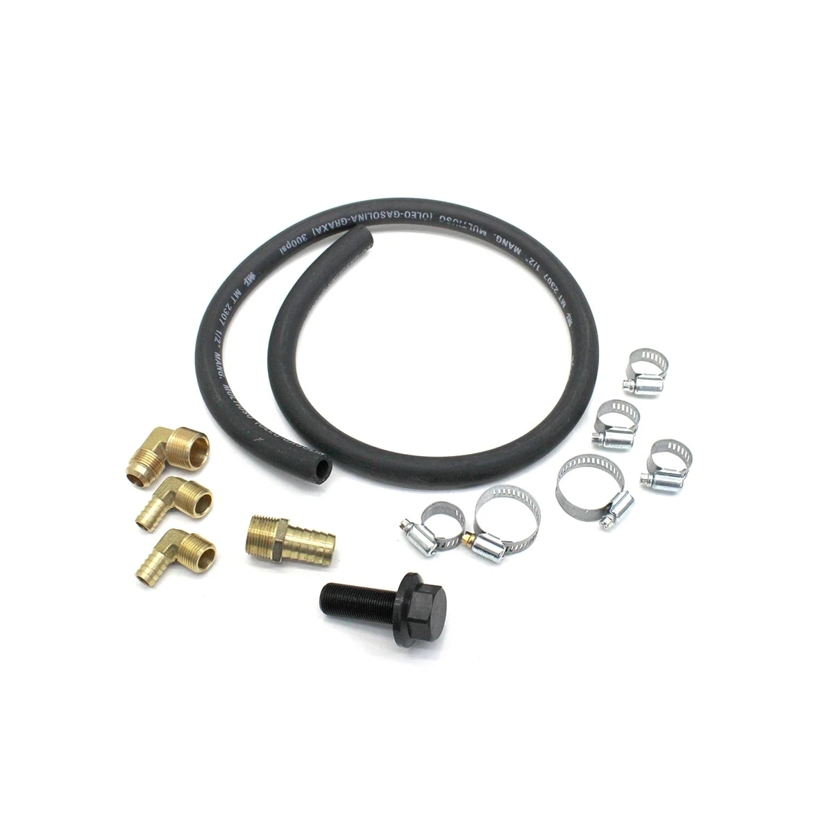 KIT CONEXAO/MANGUEIRA/PARAFUSO POLIA (PARA ADAPTACAO COMPRESSOR AR HOLSET PARA W