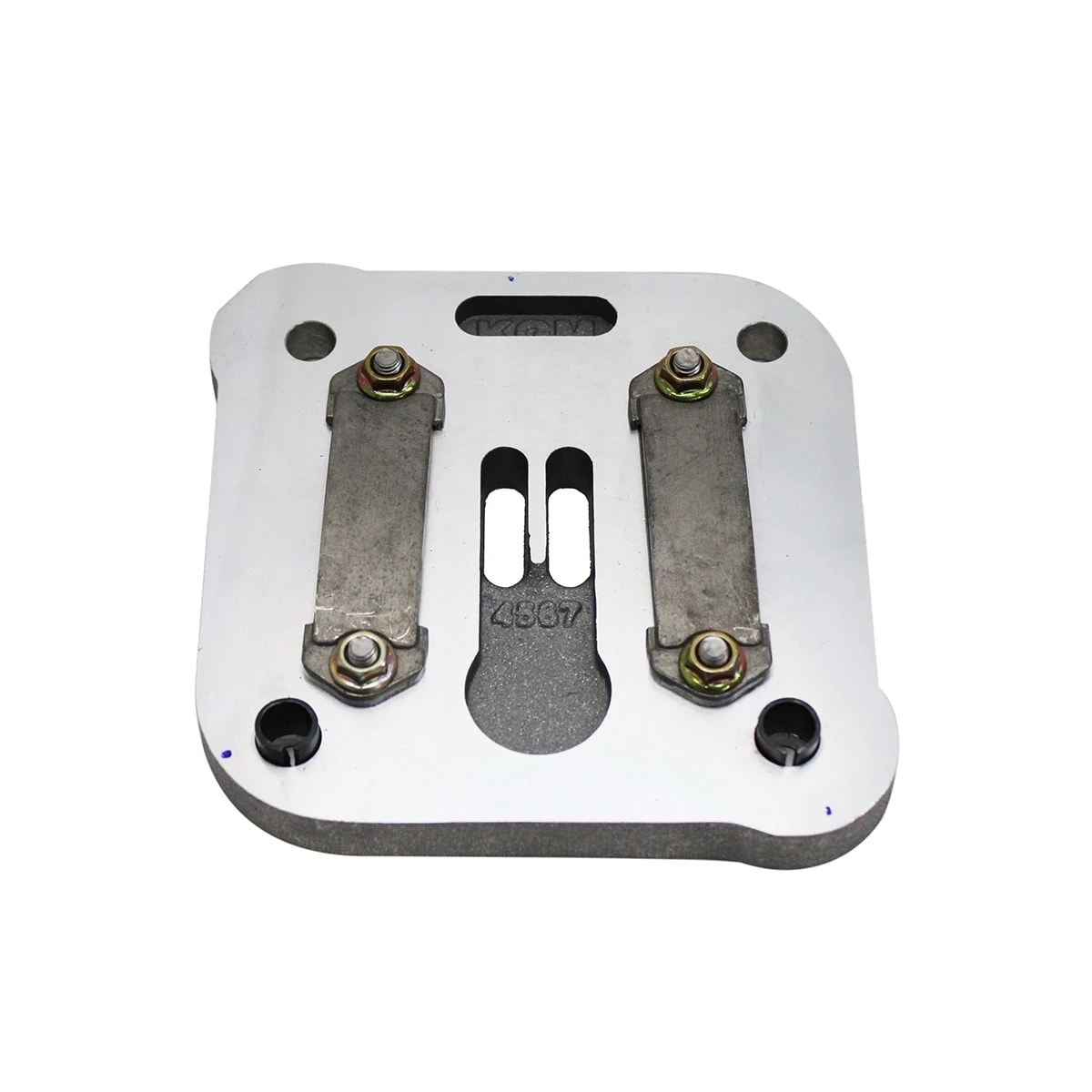 PLACA ASSENTO VALVULA COMPRESSOR AR PADRAO KNORR LK38/LK3863 (COM 2 VALVULAS REG