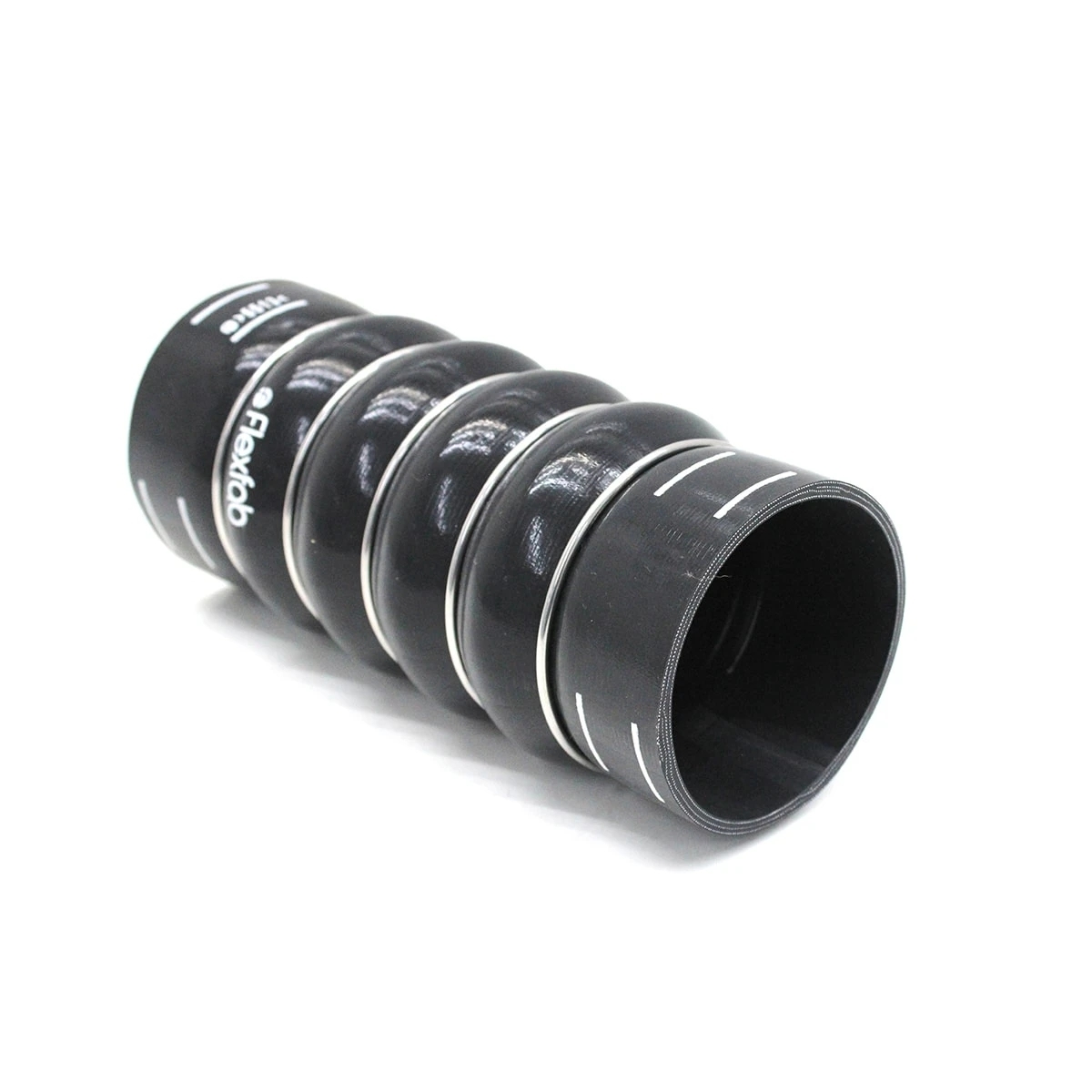 MANGUEIRA INTERCOOLER 80X85X215MM MB 1618/1620/1621 MOTOR OM366LA PRETA 5 ANEIS 