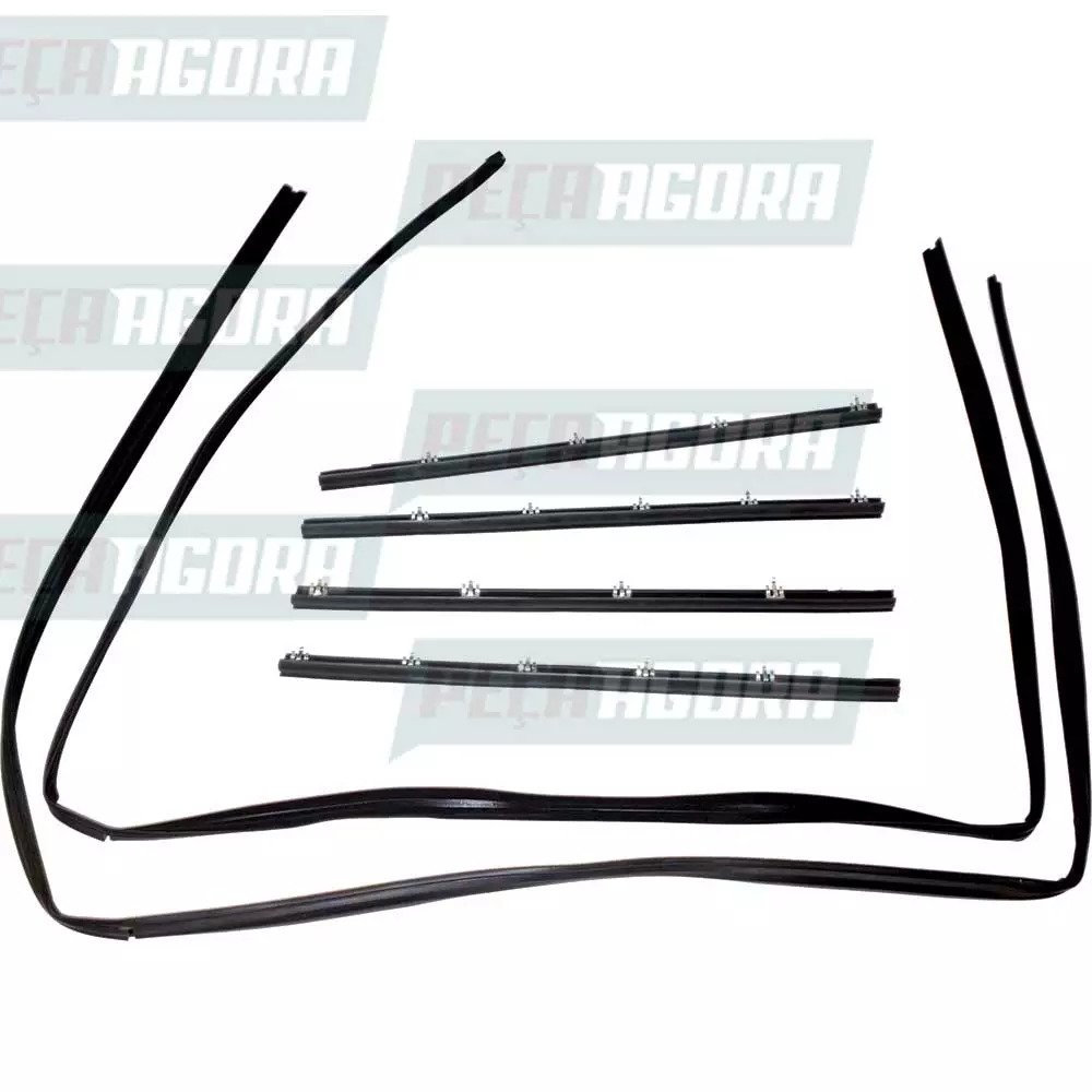 KIT CANALETAS PESTANA PORTAS CAMINHAO PICK-UP FORD 93 A 98 (8805502-480)