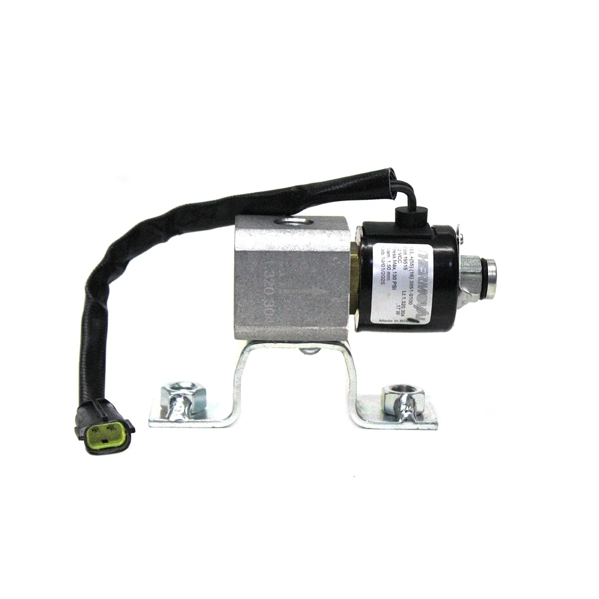 VALVULA SOLENOIDE 12V FORD/VW (ROSCA 1/4 NPT) (CONECTOR QUADRADO) (2SP901015A.)