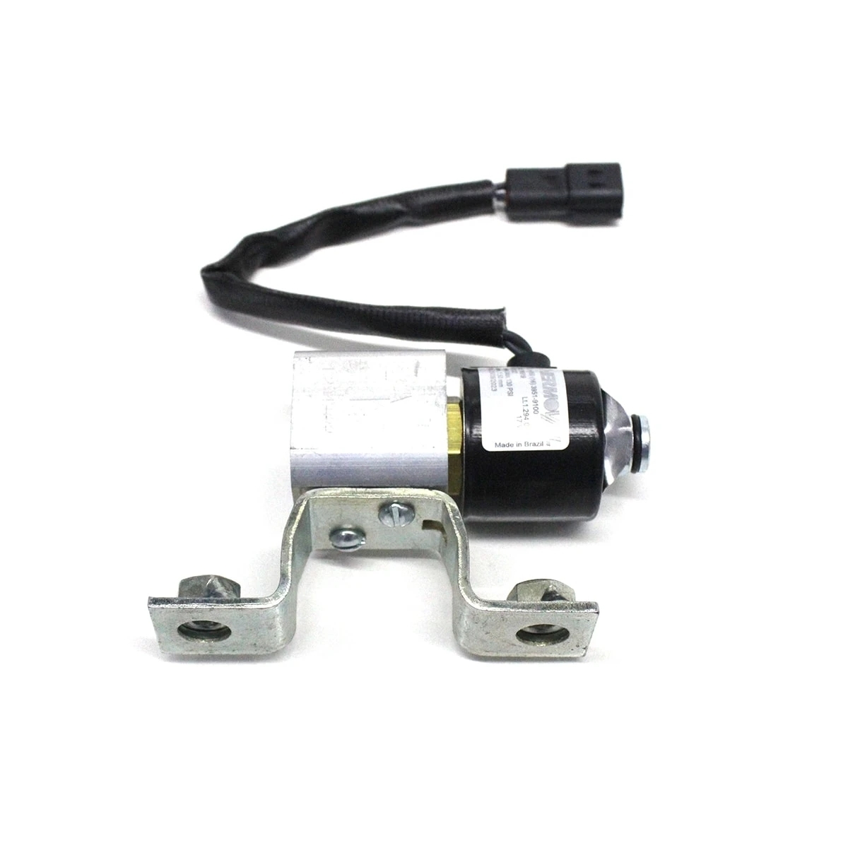 VALVULA SOLENOIDE 12V VW (ROSCA 10MM M10X1,0) (CONECTOR RETANGULAR) (2 FIOS) (2R