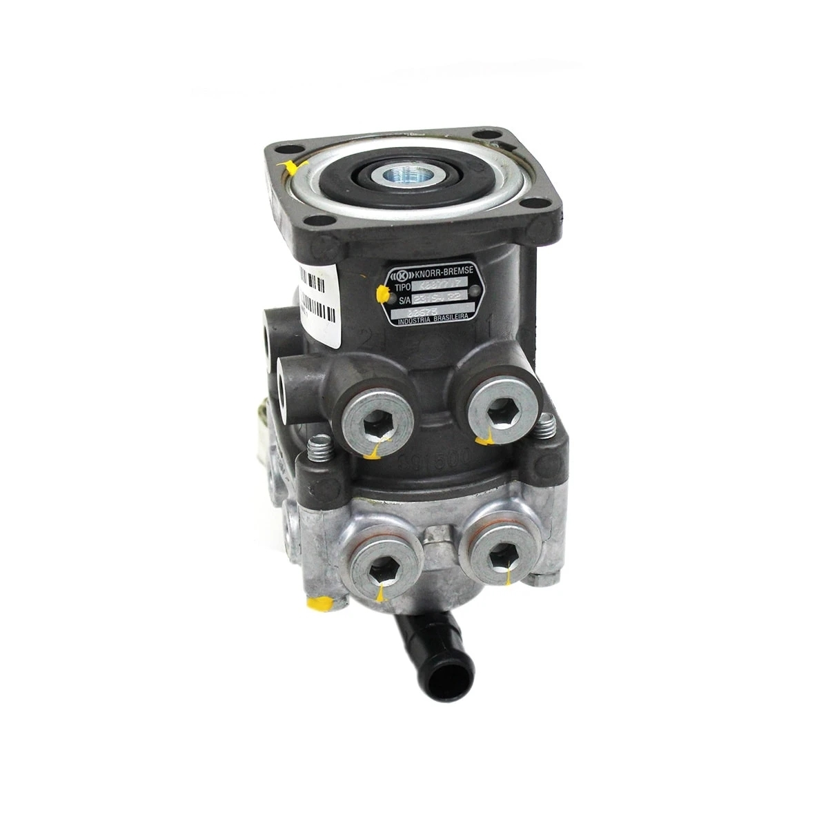 VALVULA PEDAL FREIO AGRALE/MB/VW (ROSCAS PARA CONEXAO M16X1,5) (MODELO MODERNO C