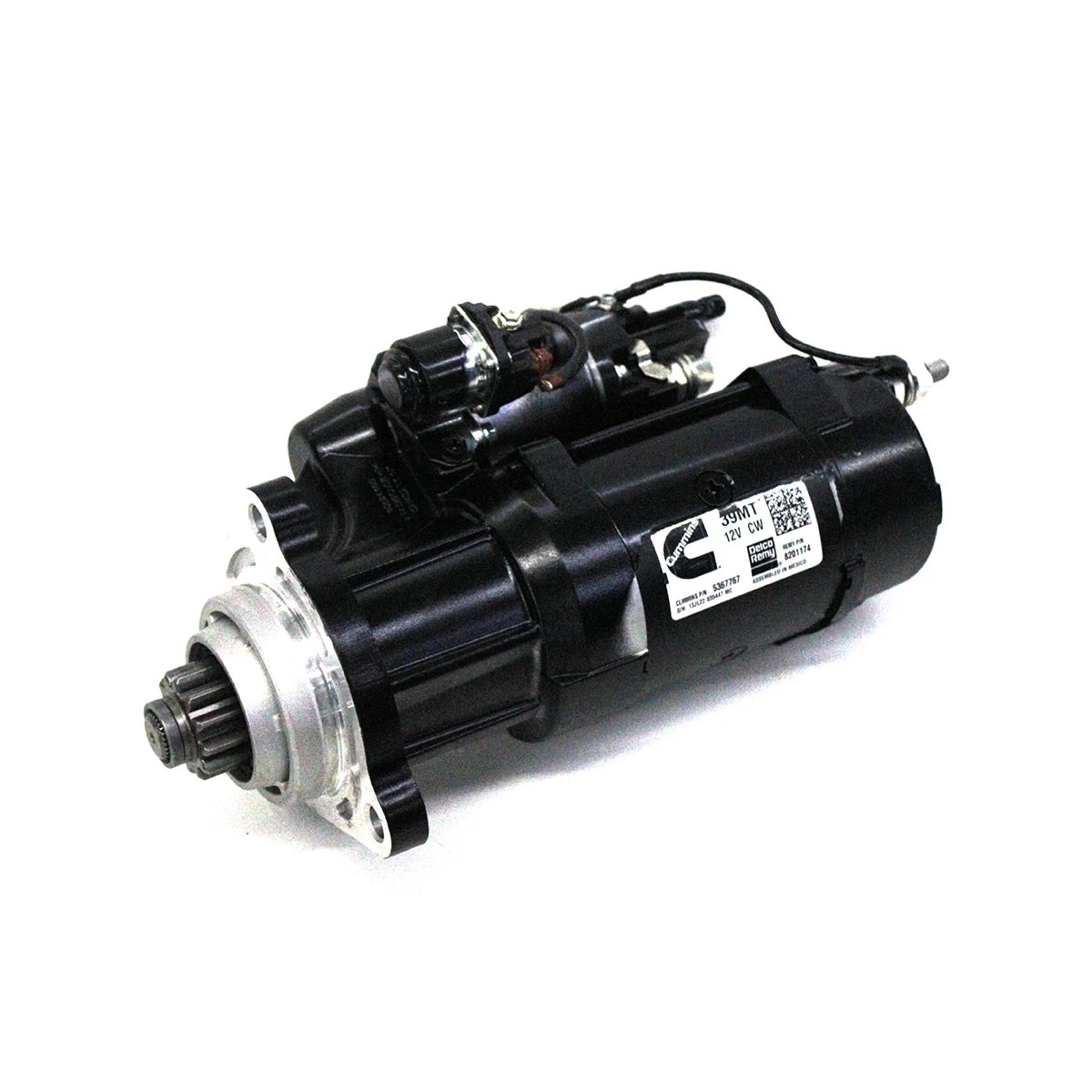 MOTOR PARTIDA 12V 39MT MOTOR CUMMINS (PINHAO/BENDIX 12 DENTES) (TRABALHA SEM MAN