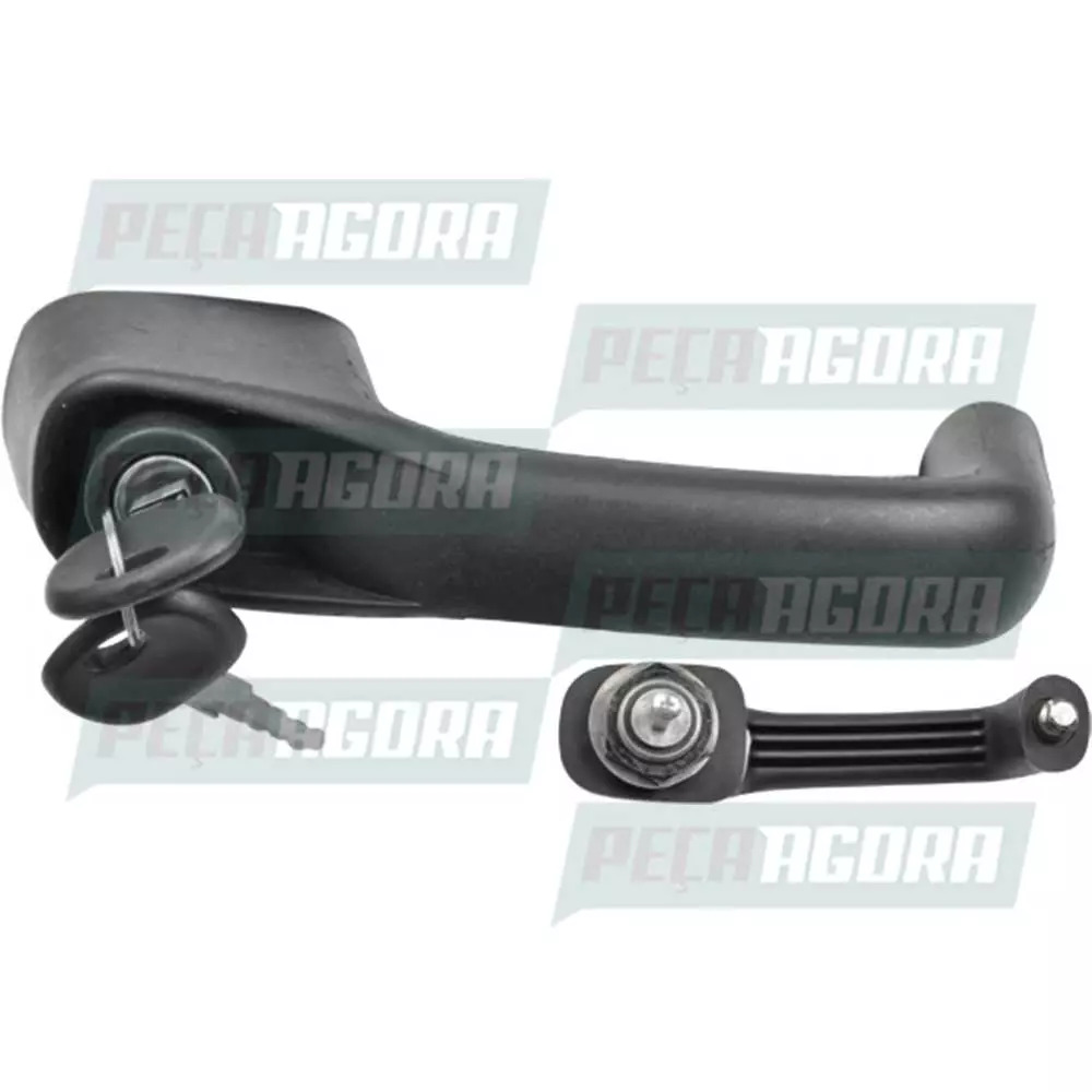 MACANETA EXTERNA TIPO PINO PORCA FIXACAO PRETO GERAL CHAVE (60687-696)