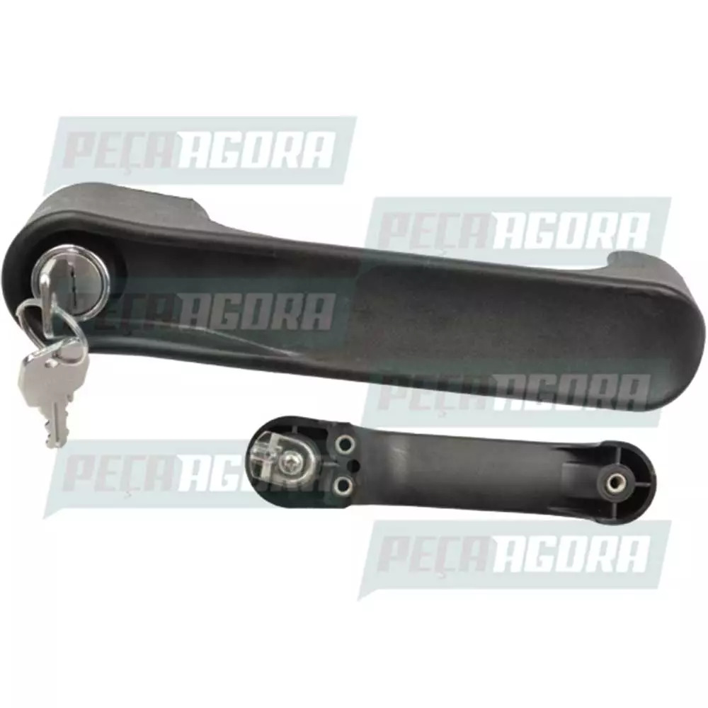 MACANETA PORTA CHAVE TIPO LINGUETA FURO FIXACAO PRETO USO GERAL BAÚS CAMINHAO C