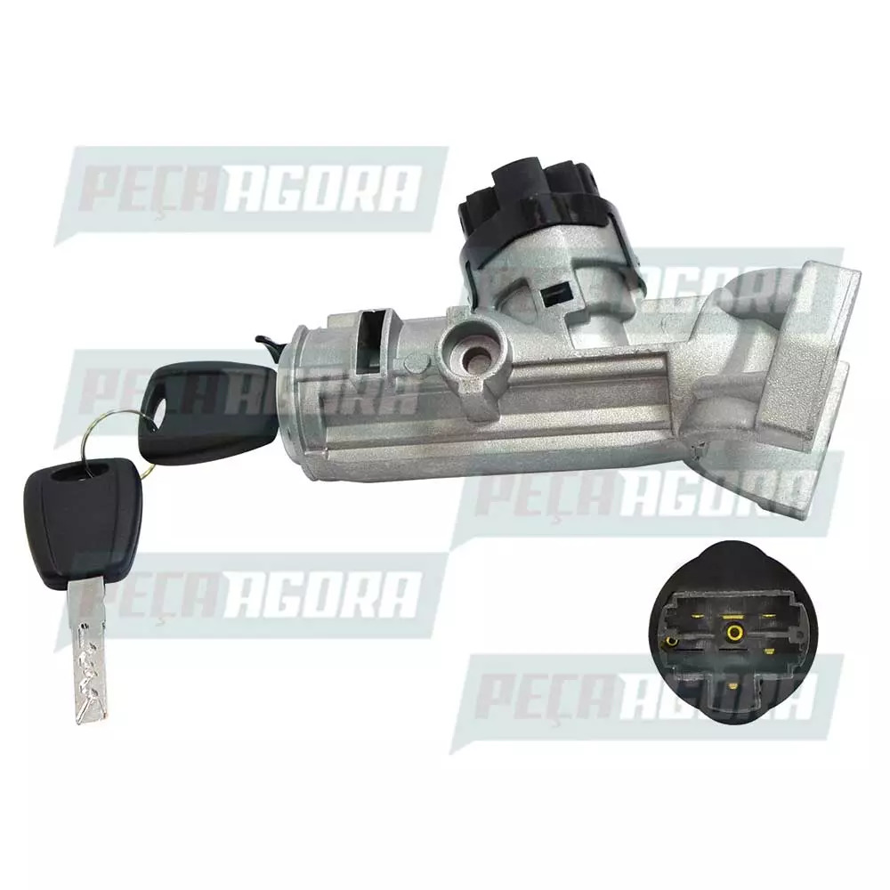 TRAVA DIRECAO DUCATO JUMPER COM CHAVE COMUTADOR CILINDRO ELETRICA (4162ALTD-745)