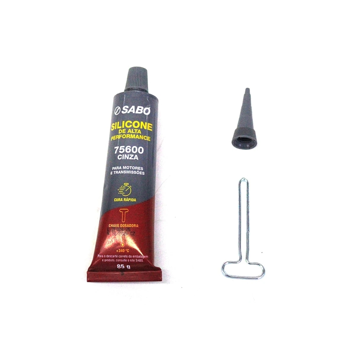 COLA/SILICONE CINZA 85GR +340º (ALTA PERFORMANCE) (MSAM75600)