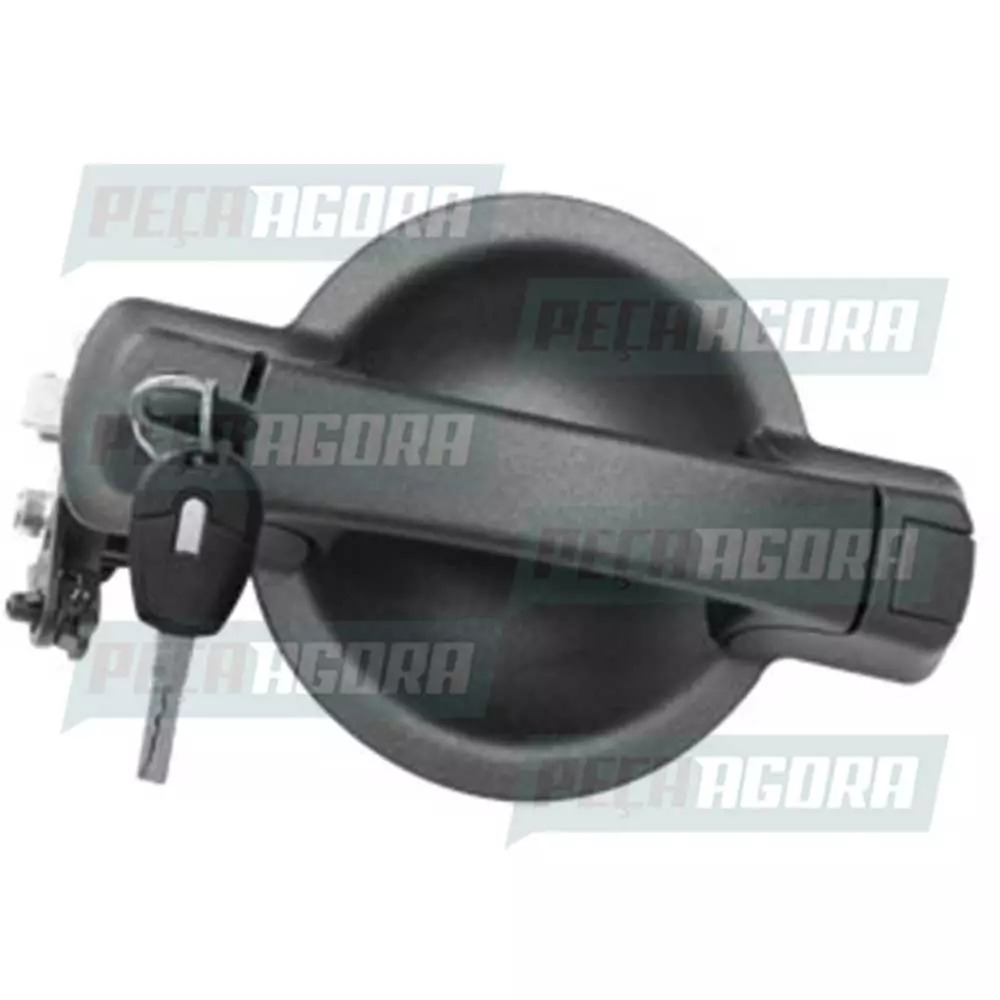 MACANETA PORTA LATERAL DOBLO CILINDRO CHAVE PRETA LD DIREITA (735309962-805)