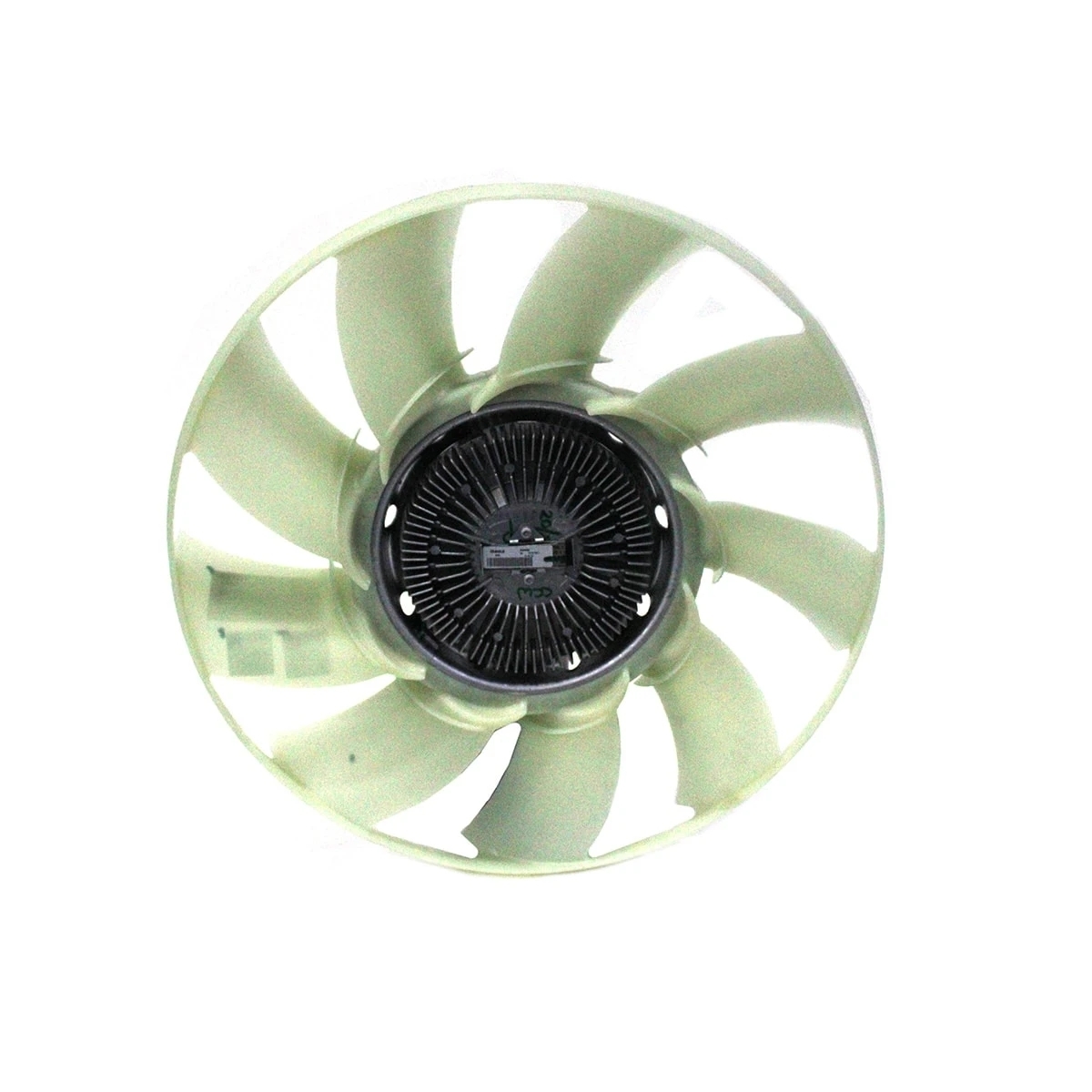 CONJUNTO HELICE PLASTICO 9PAS COM ARO COM VISCOSA VW NOVO DELIVERY EXPRESS/4150/