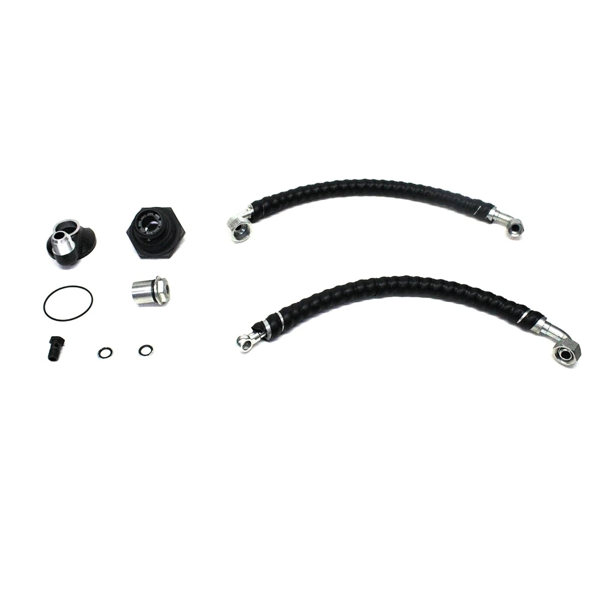 KIT REPARO PARA ADAPTACAO DO CONJUNTO BOMBA OLEO/BOMBA DAGUA/RADIADOR OLEO F350/