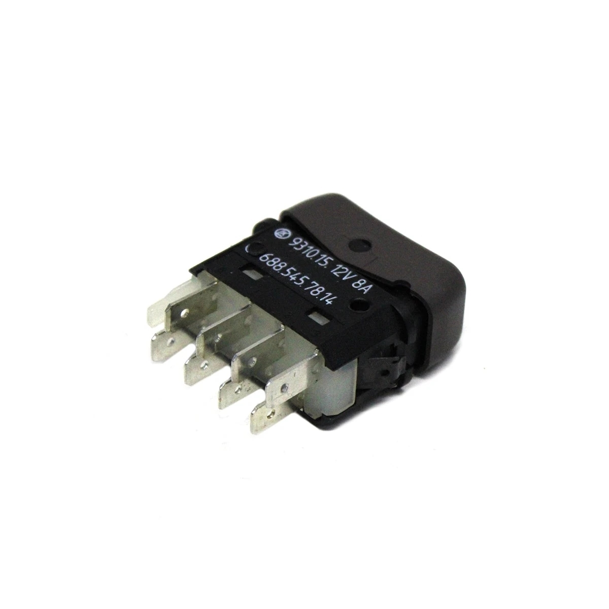 INTERRUPTOR PRETO 12VOLTS MB CAMINHAO / ONIBUS 1988... 12VOLTS 2 POSICAO 8 TERMI