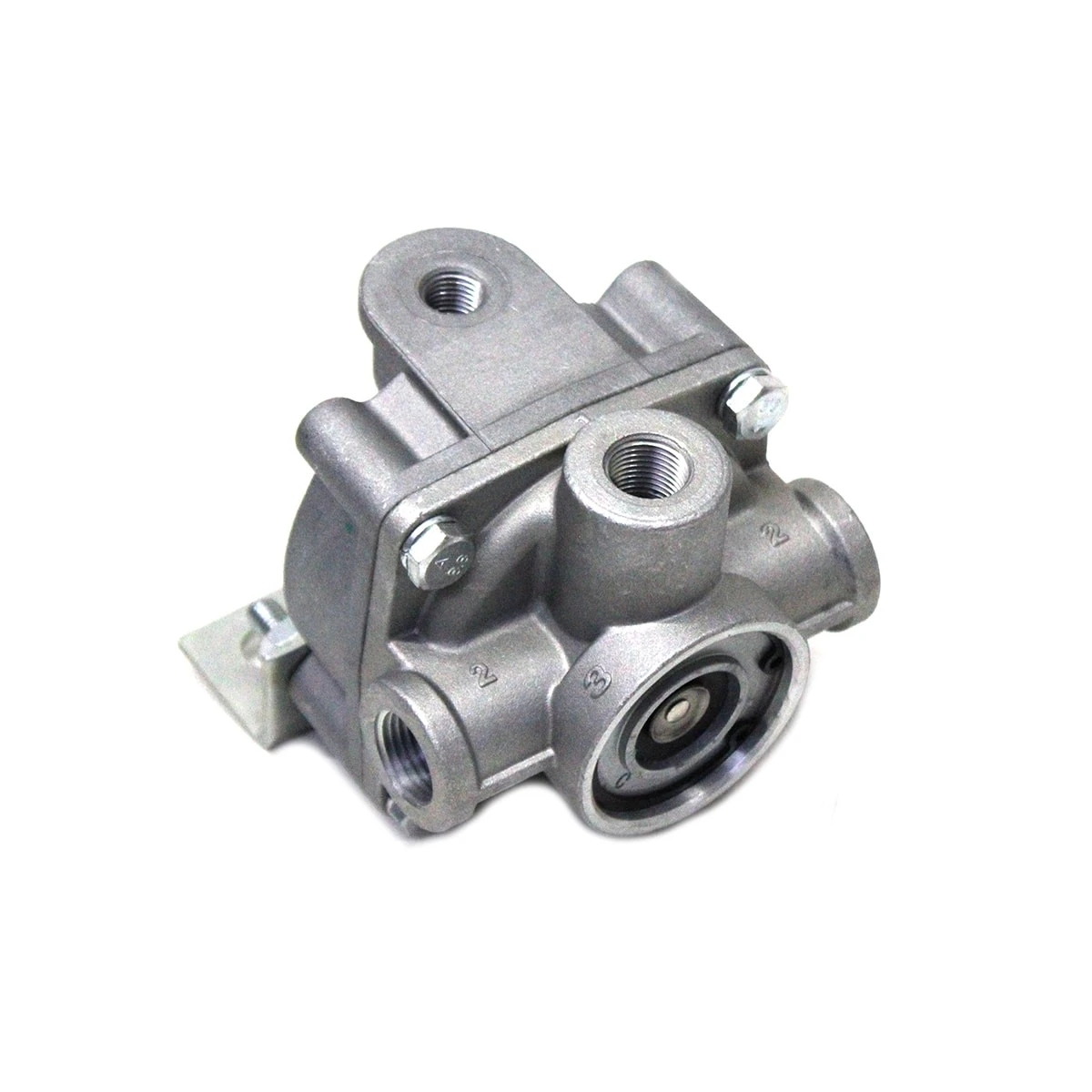 VALVULA RELE FORD/VW (ROSCA PARA CONEXOES 3/8 NPT + 1/2 NPT + 1/4 NPT) (COM SUPO