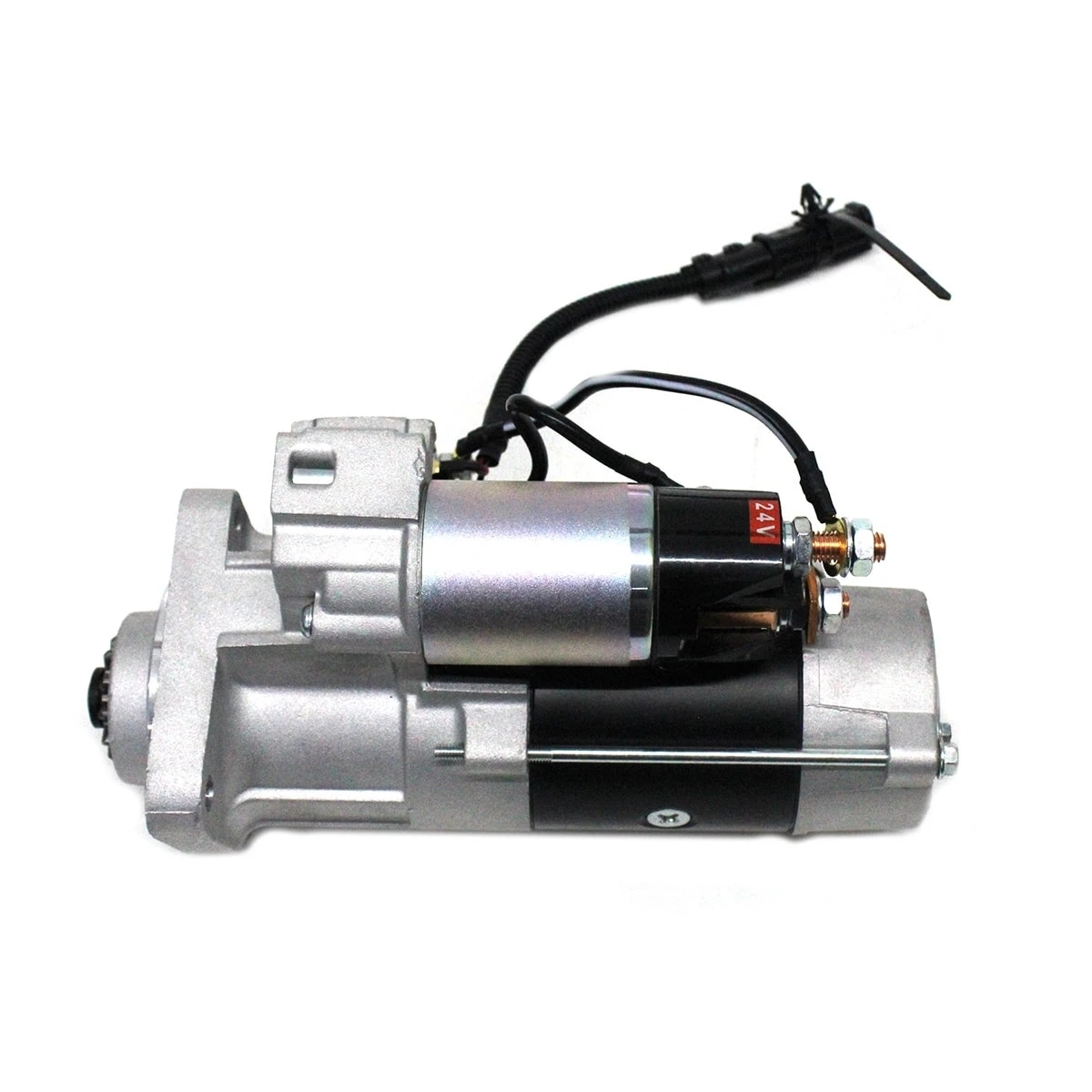 MOTOR PARTIDA 24V 4KW VW CONSTELLATION/WORKER/ONIBUS MOTOR D08 EURO 5 (PINHAO/BE