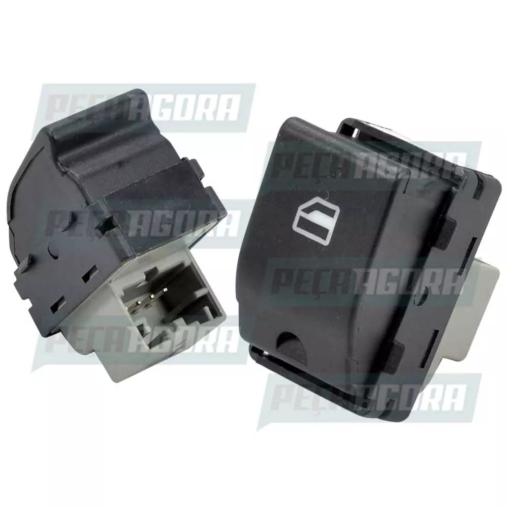 TECLA VIDRO ELETRICO SIMPLES GOL G4 G5 G6 G7 FOX LD DIREITO (5Z0959856999-915)