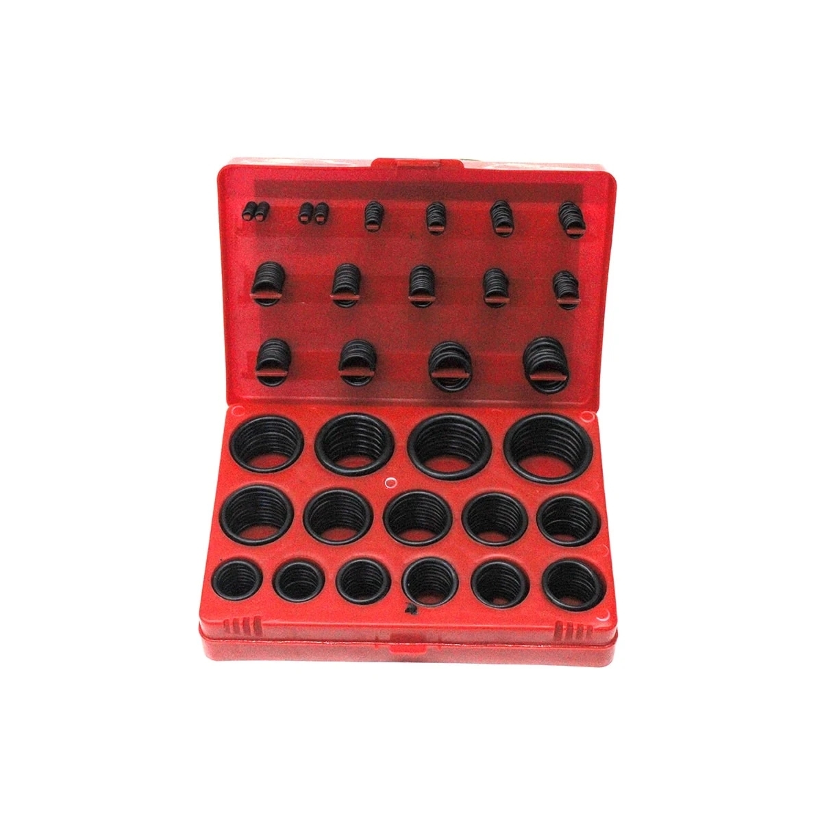 KIT ANEL ORING VARIAS MEDIDAS EM POLEGADA (USO UNIVERSAL) (CAIXA COM 382 PECAS) 