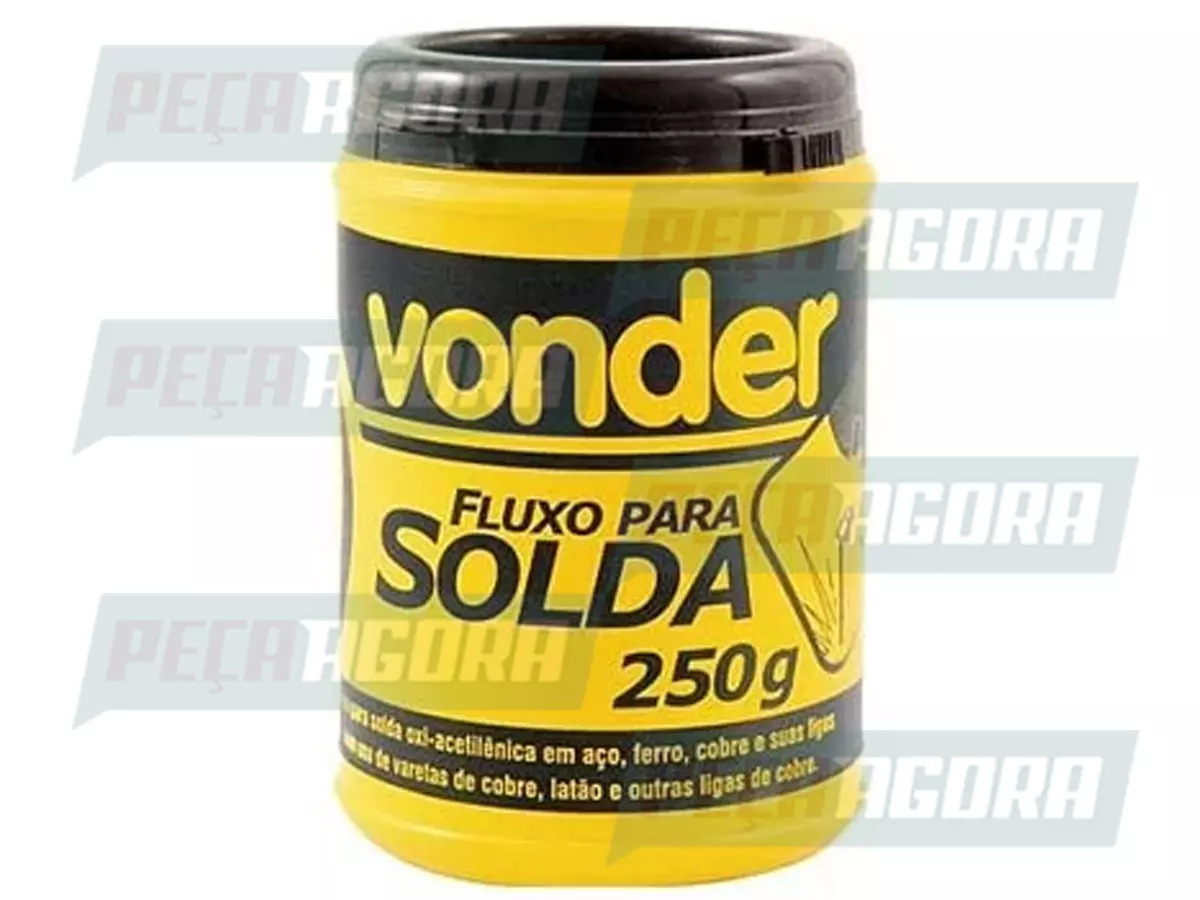FLUXO SOLDA OXI-ACETILENO LATAO BRONZE 250 G  VONDER FLUXO OXI/ACETIL 250G (VOND