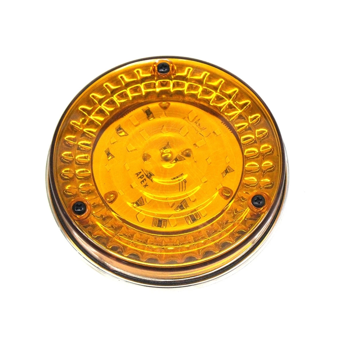 LANTERNA TRASEIRA CARRETA RANDON AMBAR LED MULTIFUNCIONAL 125MM BILVOLT (MSAMAP0