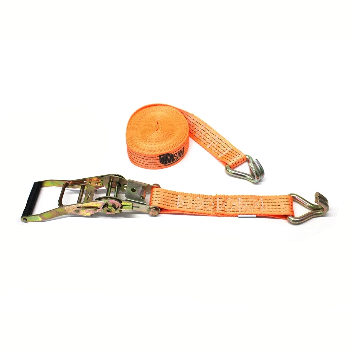 KIT CATRACA MOVEL COM CINTA PARA AMARRACAO DE CARGA 5 TONELADAS (50MM X 9 METROS