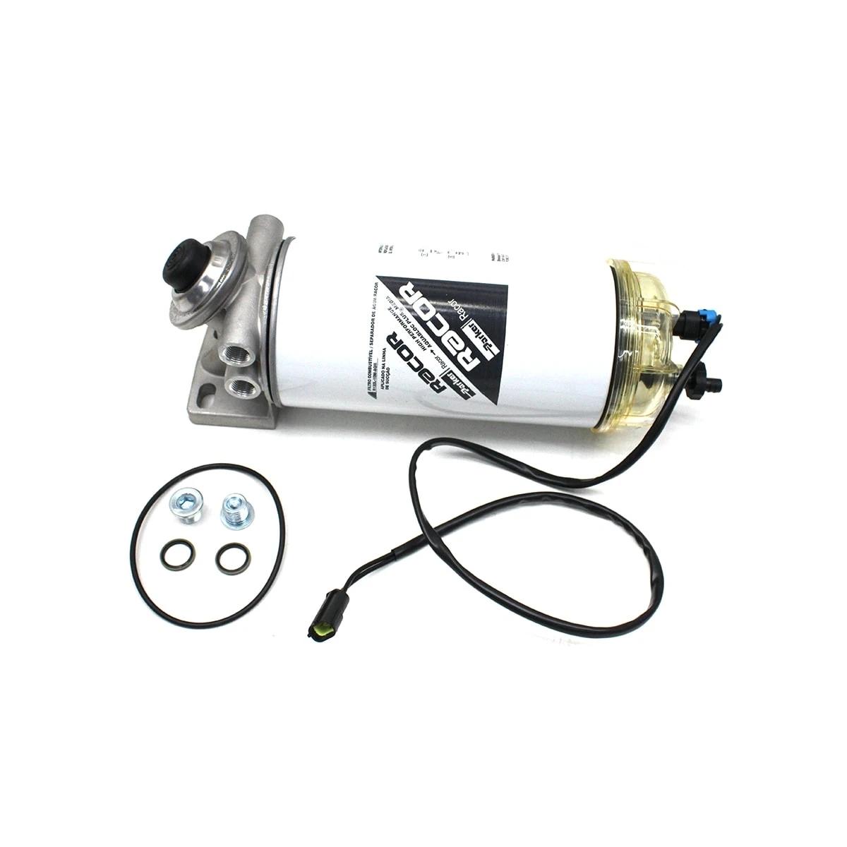 CONJUNTO CABECOTE COM VALVULA E FILTRO DIESEL/RACOR SEPARADOR DAGUA VW (SISTEMA 