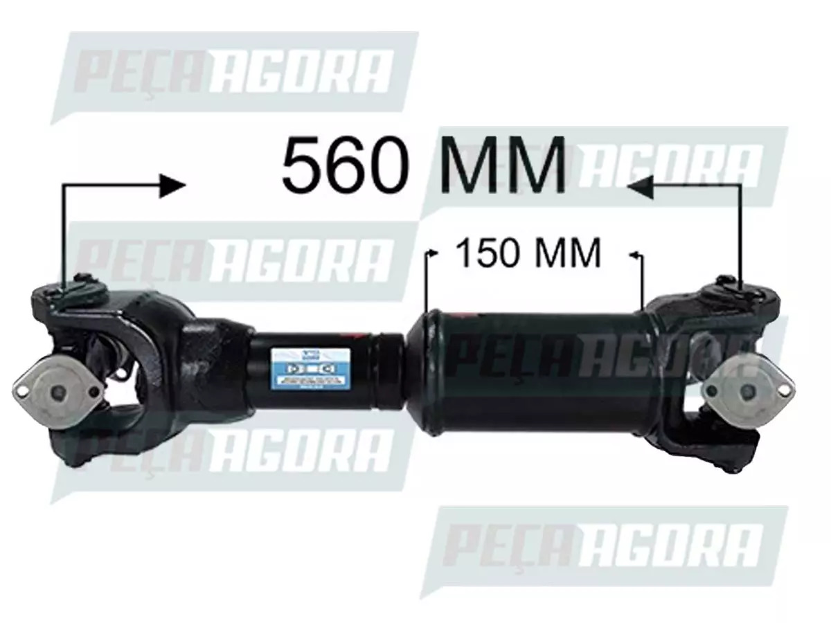 CARDAN ENTE EIXO COMPLETO VW 26-260E 6X4 VOLKSWAGEN (L41654E)