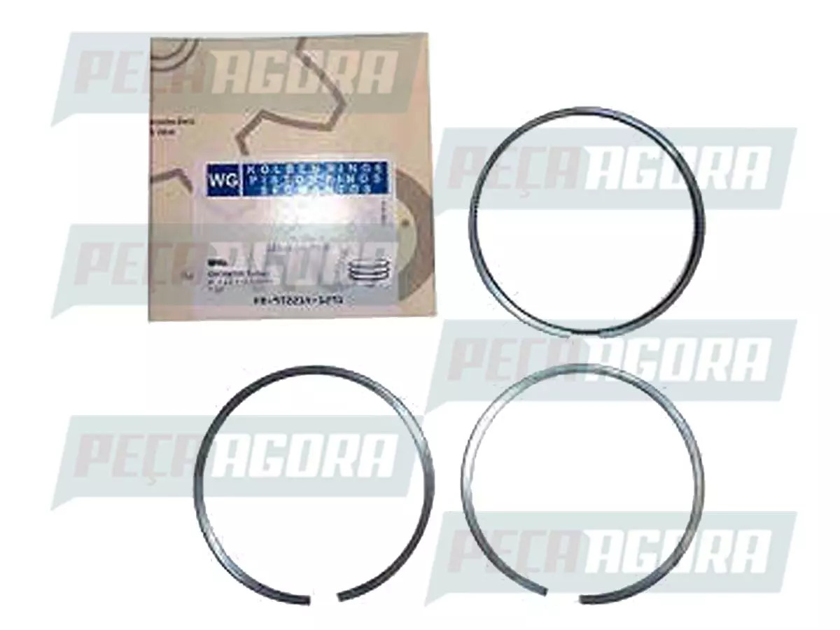 JOGO ANEL MOTOR LC6878 GC6877STD ORIGINAL P 2 MB   OM 364 OM366 TURBO OU ASPIRAD