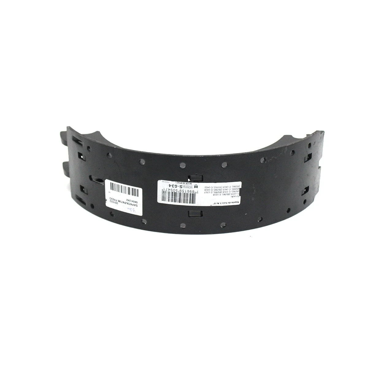 SAPATA/PATIM FREIO DIANTEIRO FORD/VW (SISTEMA BENDIX) (LONA FD83) (MSAMS634)