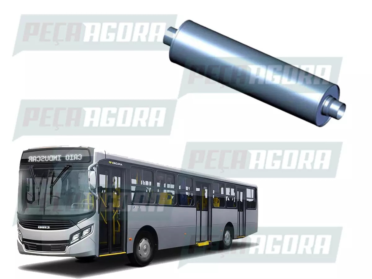 SILENCIOSO MB ONIBUS 1417 1418 1519 EURO 3 FABBOF (449199)