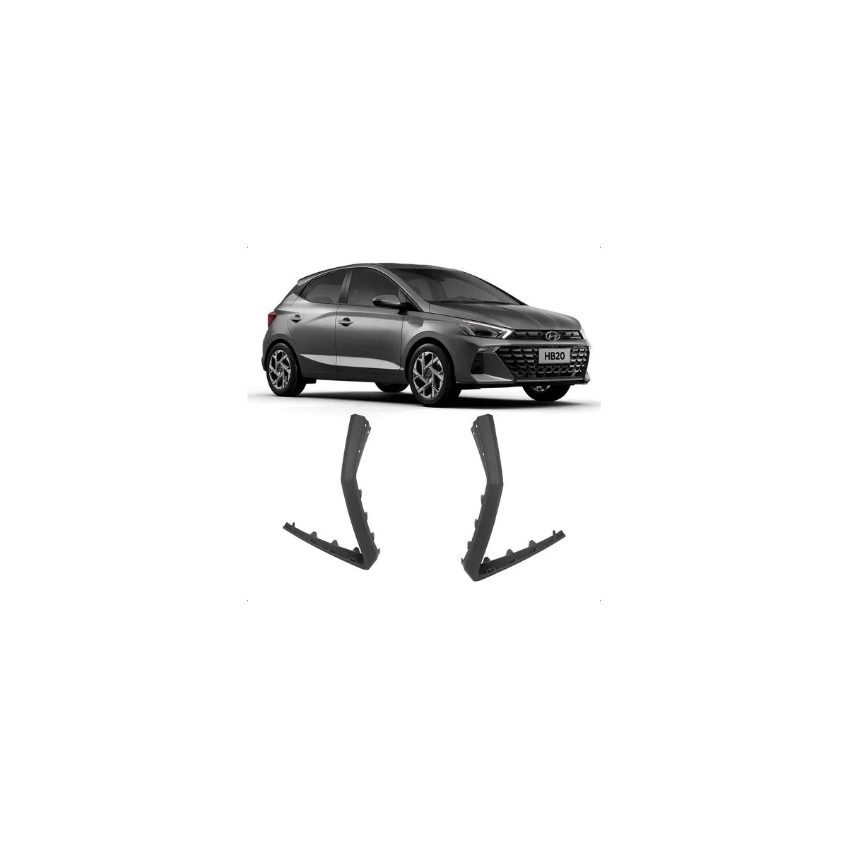 MOLDURA PARA CHOQUE DIAN/TRAS HB20 2023 A 2026 (RF35743)